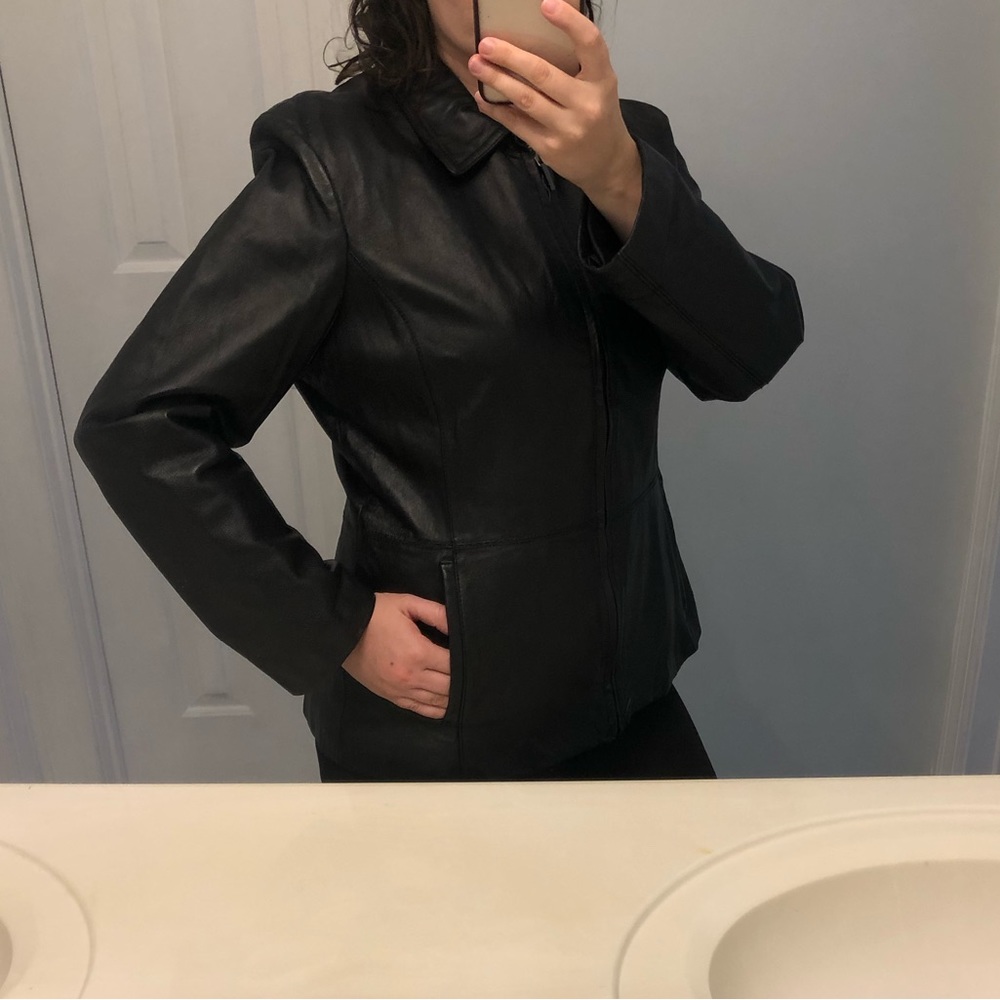 Classic Black Leather Jacket